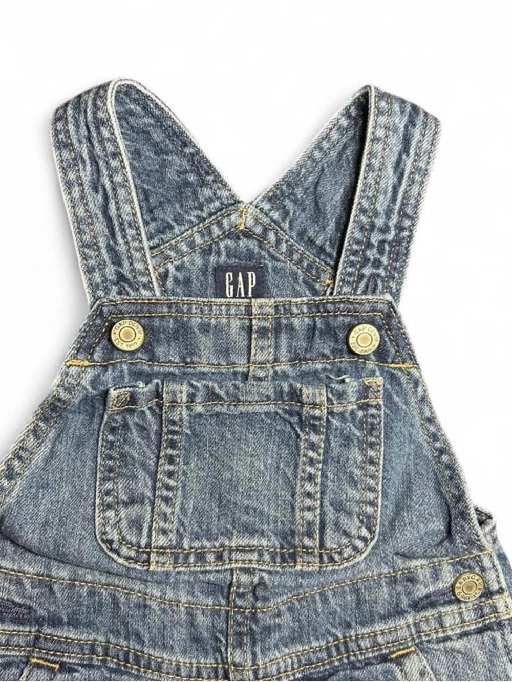 GAP Kids Light Blue Denim Overalls